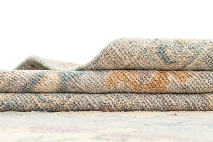 Detail image of 9' 10 x 13' 8 Hand Knotted Oushak Rug
