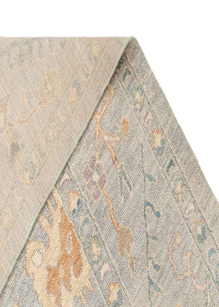 9' 10 x 13' 8 Hand Knotted Oushak Rug