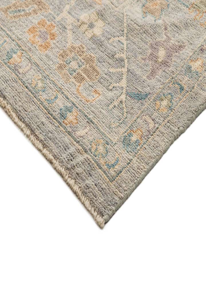 9' 10 x 13' 8 Hand Knotted Oushak Rug