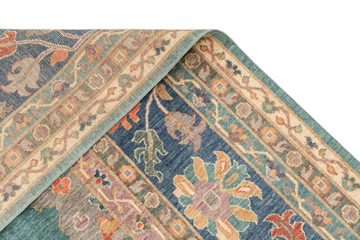 11' 11 x 14' 10 Hand Knotted Oushak Rug