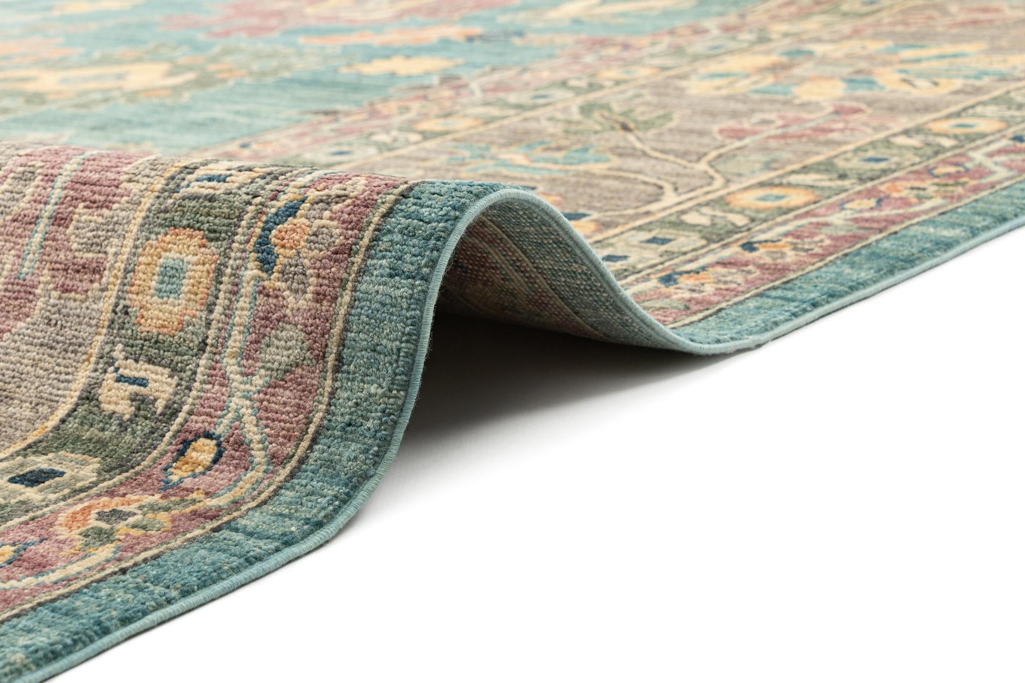 10' x 14' 1 Hand Knotted Oushak Rug