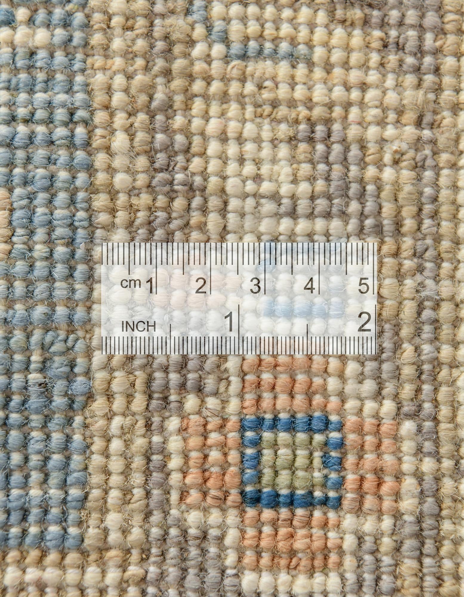 11' 5 x 14' 8 Hand Knotted Oushak Wool Rug