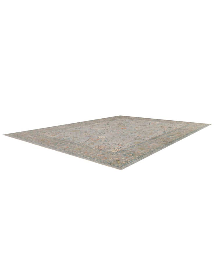 Detail image of 13' 2 x 17' 8 Hand Knotted Oushak Wool Rug