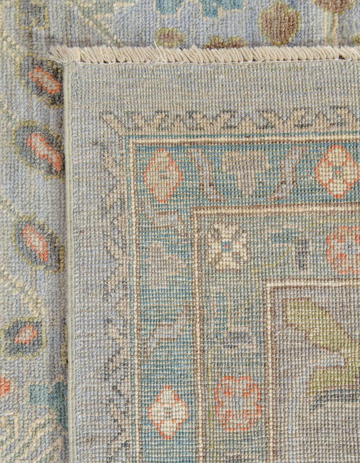 Detail image of 13' 2 x 17' 8 Hand Knotted Oushak Wool Rug