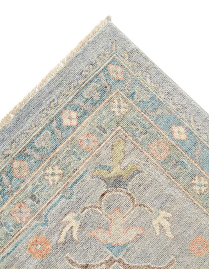 13' 2 x 17' 8 Hand Knotted Oushak Wool Rug