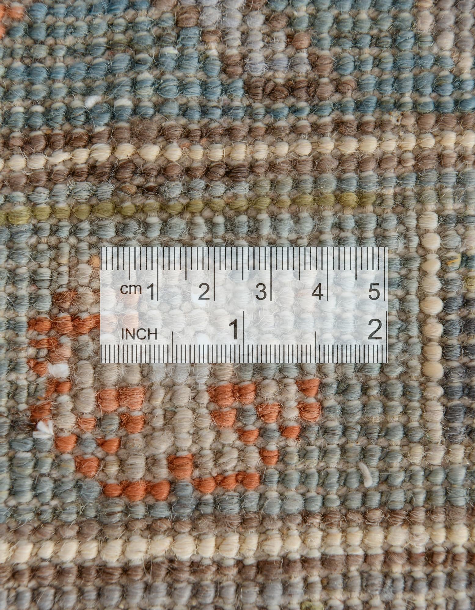 13' 2 x 17' 8 Hand Knotted Oushak Wool Rug