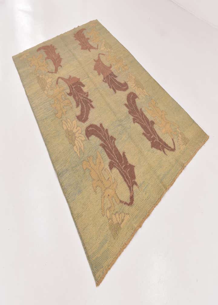 6' 6 x 9' 6 Hand Knotted Oushak Wool Rug