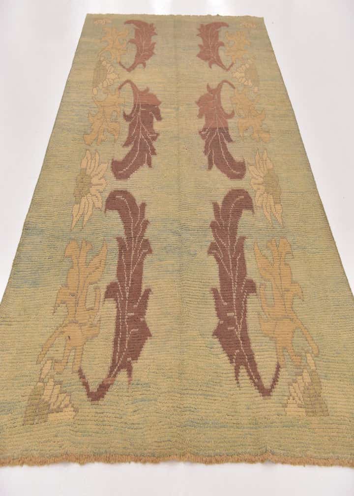 6' 6 x 9' 6 Hand Knotted Oushak Wool Rug