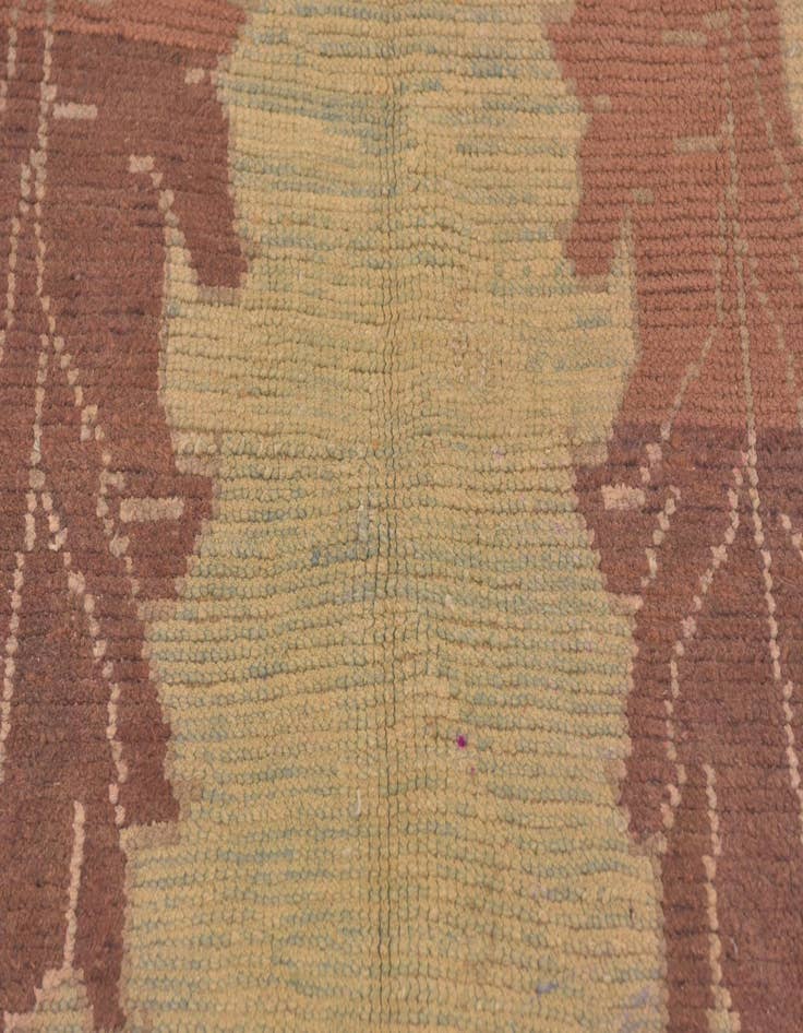 Detail image of 6' 6 x 9' 6 Hand Knotted Oushak Wool Rug