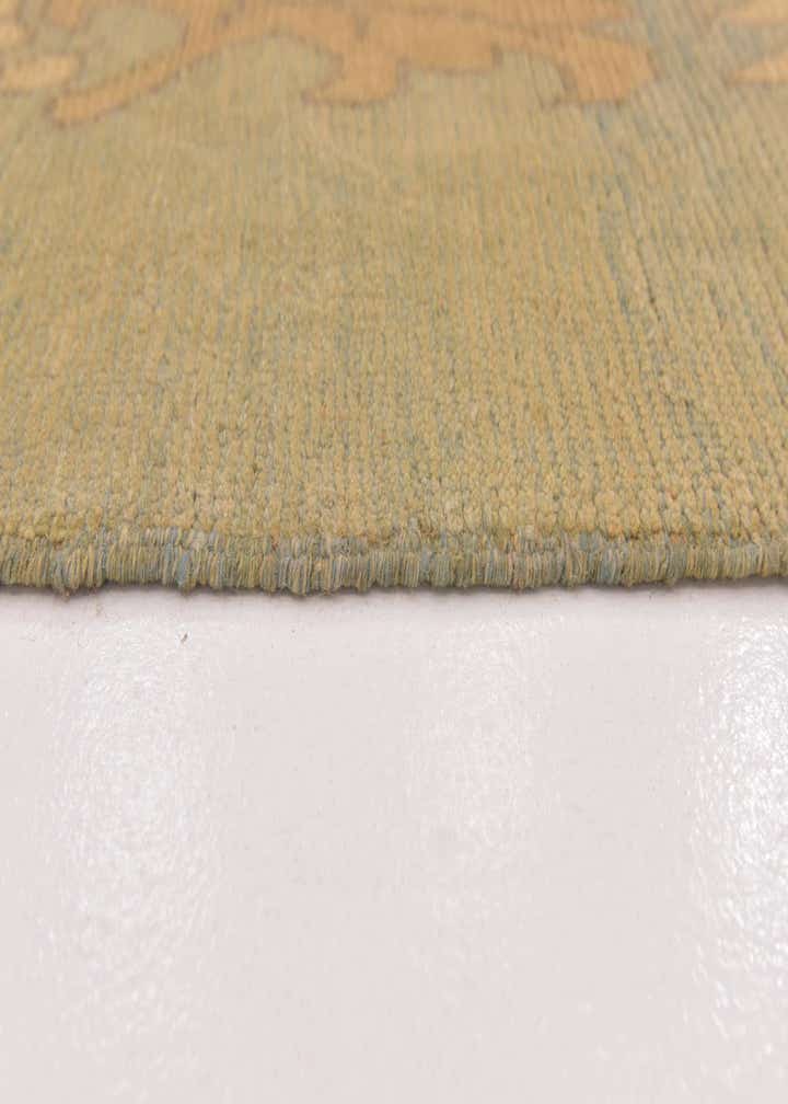 6' 6 x 9' 6 Hand Knotted Oushak Wool Rug