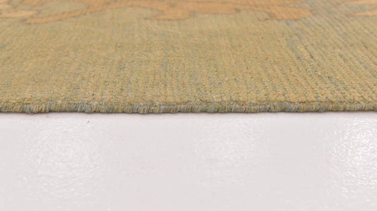 Detail image of 6' 6 x 9' 6 Hand Knotted Oushak Wool Rug