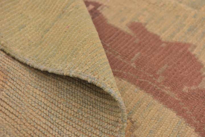 6' 6 x 9' 6 Hand Knotted Oushak Wool Rug