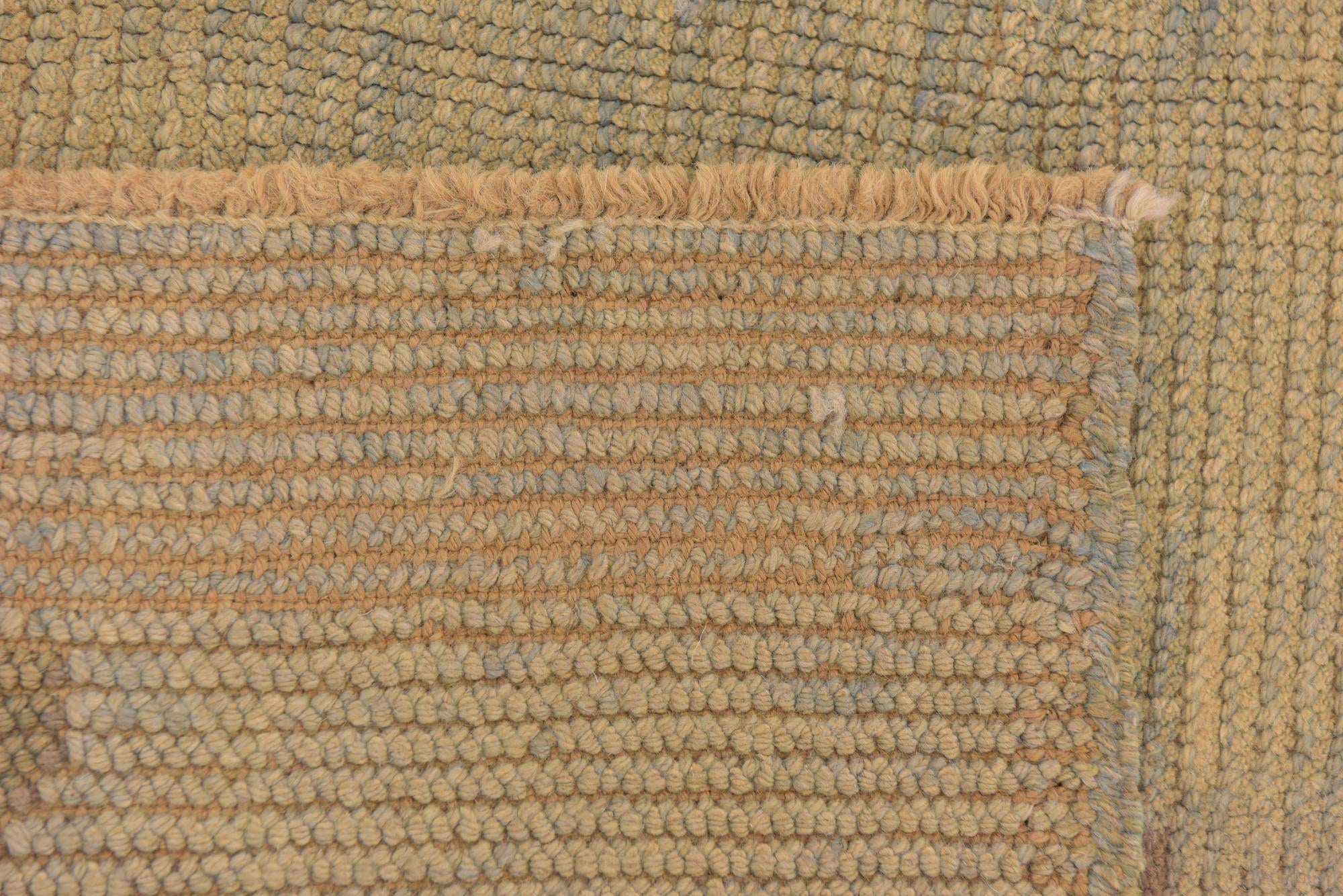 6' 6 x 9' 6 Hand Knotted Oushak Wool Rug