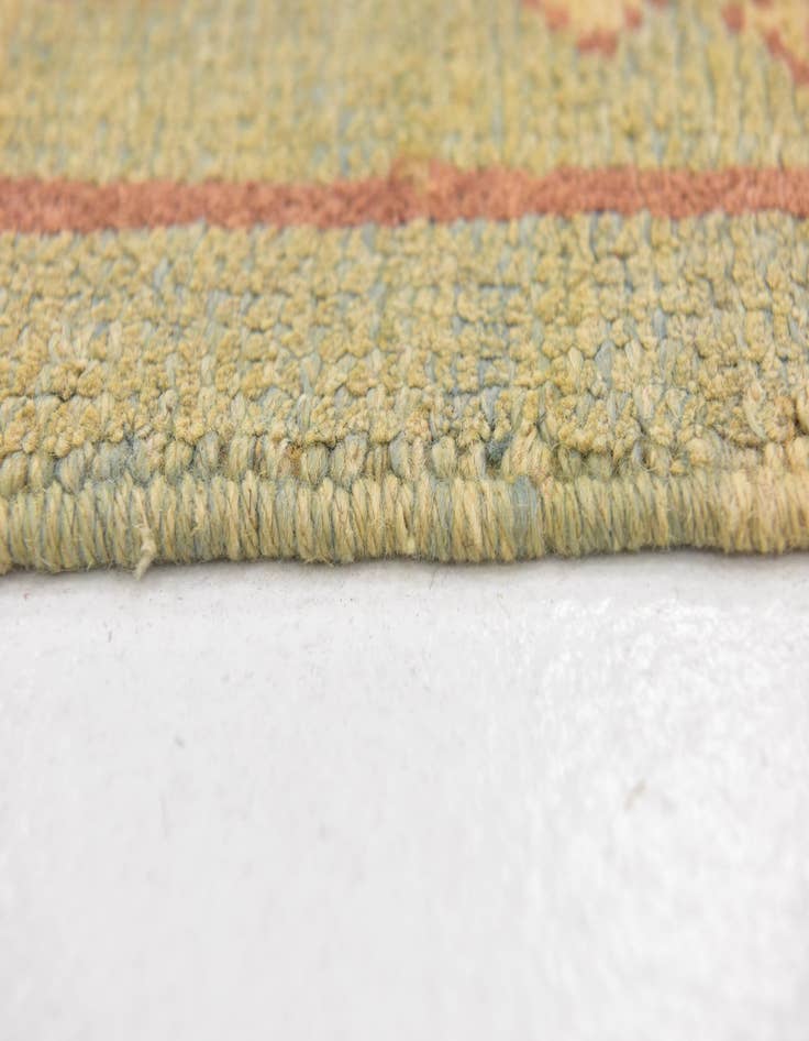 Detail image of 4' 3 x 7' Hand Knotted Oushak Wool Rug