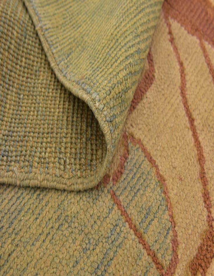 Detail image of 4' 7 x 6' 9  Hand Knotted Oushak Wool Rug