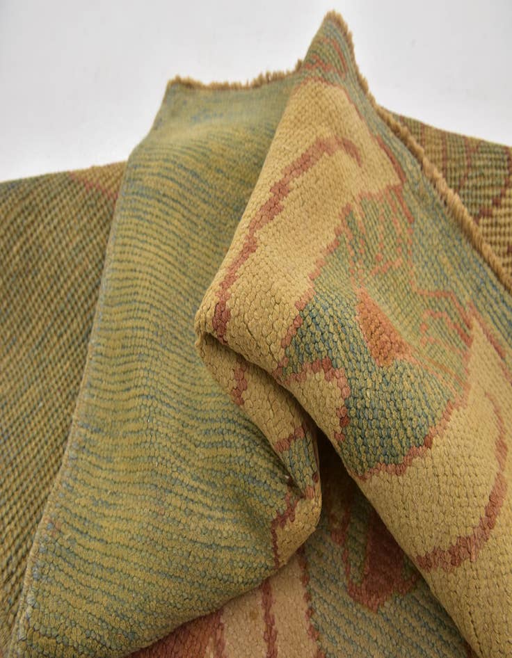 Detail image of 4' 7 x 6' 9  Hand Knotted Oushak Wool Rug