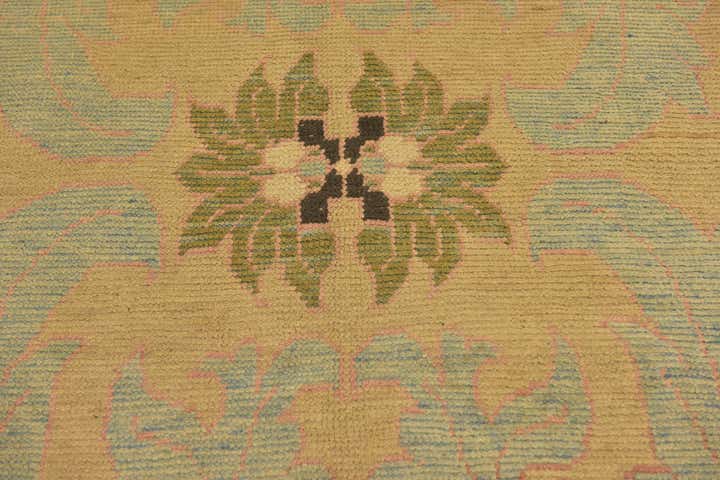 4' 3 x 6' 5 Hand Knotted Oushak Wool Rug