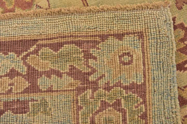 8' 8 x 11' 8 Hand Knotted Oushak Wool Rug