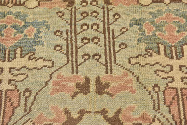 4' 2 x 7' Hand Knotted Oushak Wool Rug