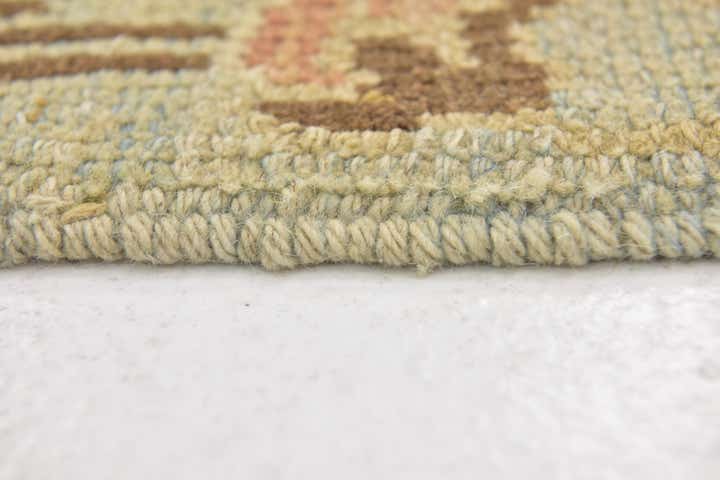 4' 2 x 7' Hand Knotted Oushak Wool Rug