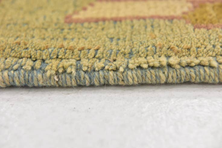 Detail image of 4' 3 x 6' 3 Hand Knotted Oushak Wool Rug