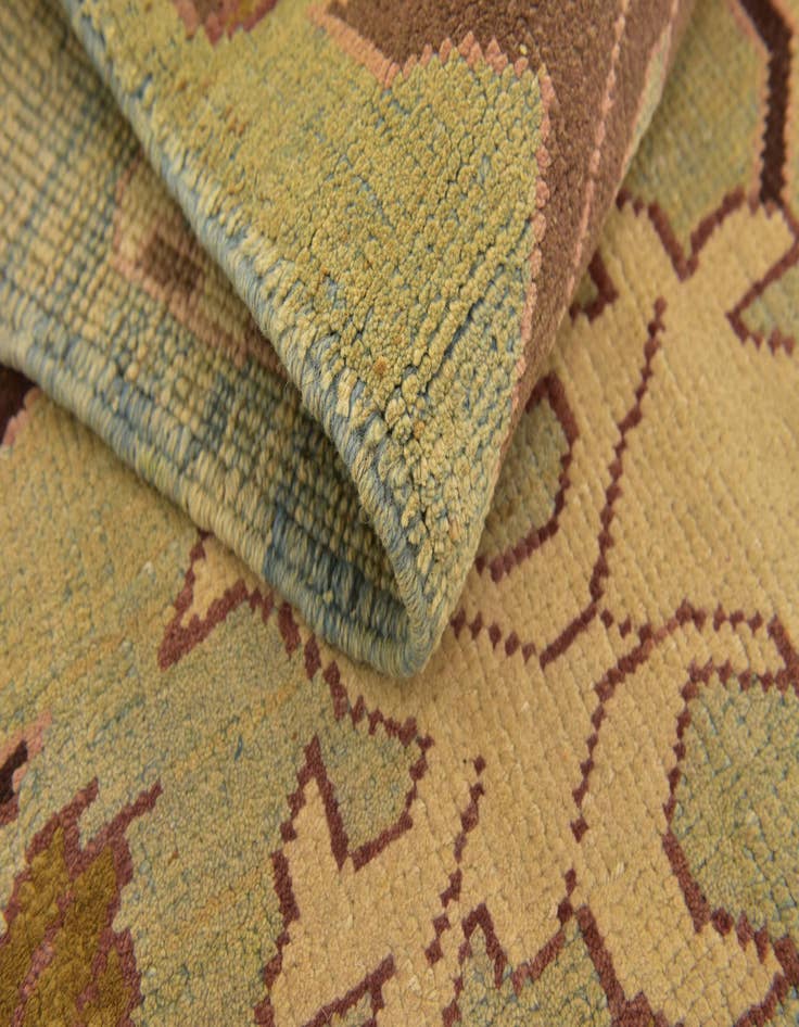Detail image of 4' 3 x 6' 3  Hand Knotted Oushak Wool Rug
