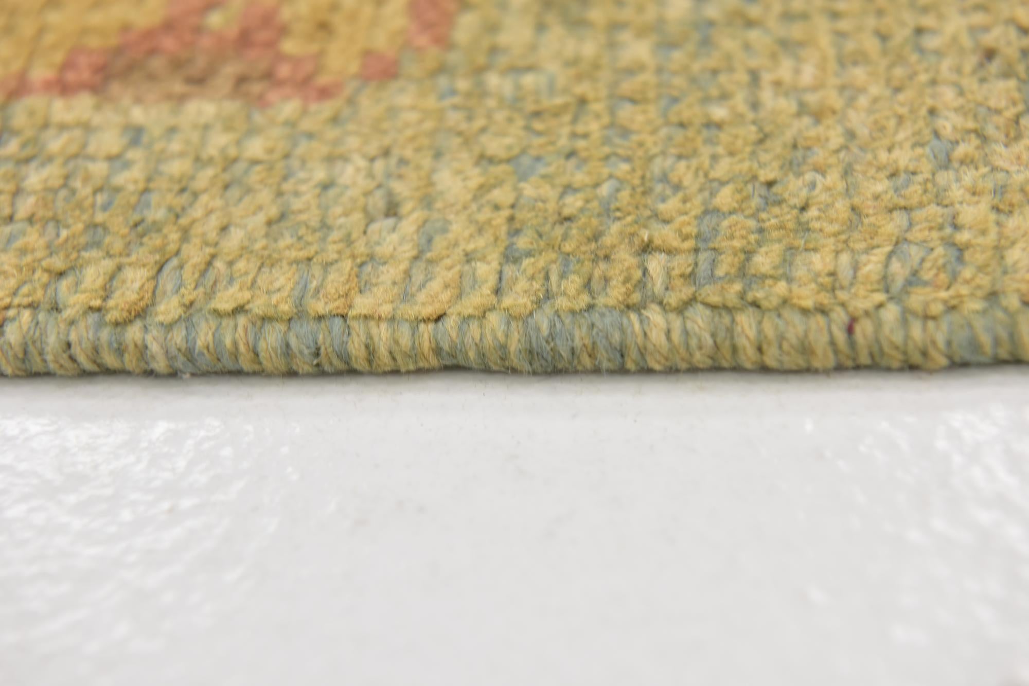 4' 10 x 6' 7 Hand Knotted Oushak Wool Rug