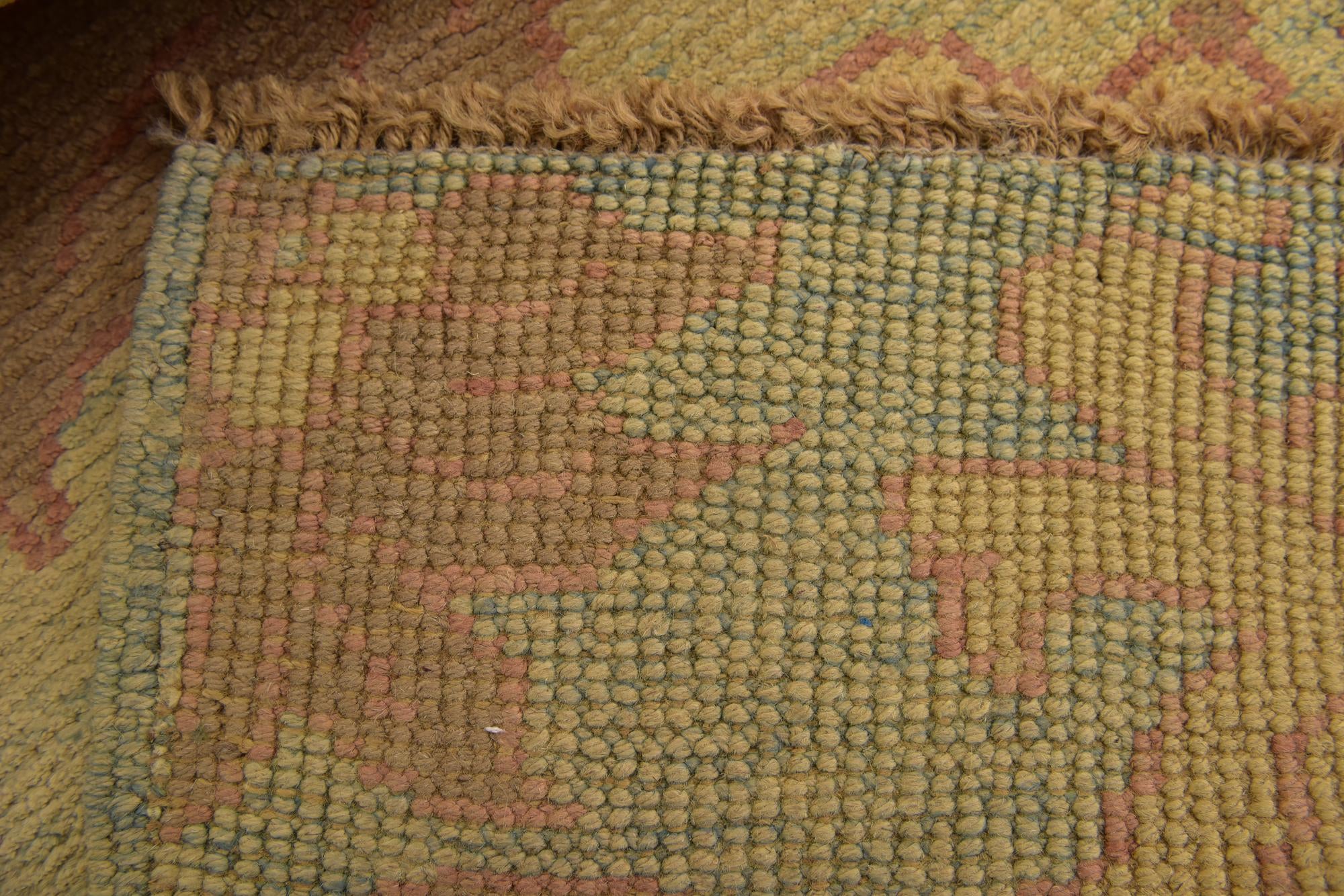 4' 10 x 6' 7 Hand Knotted Oushak Wool Rug