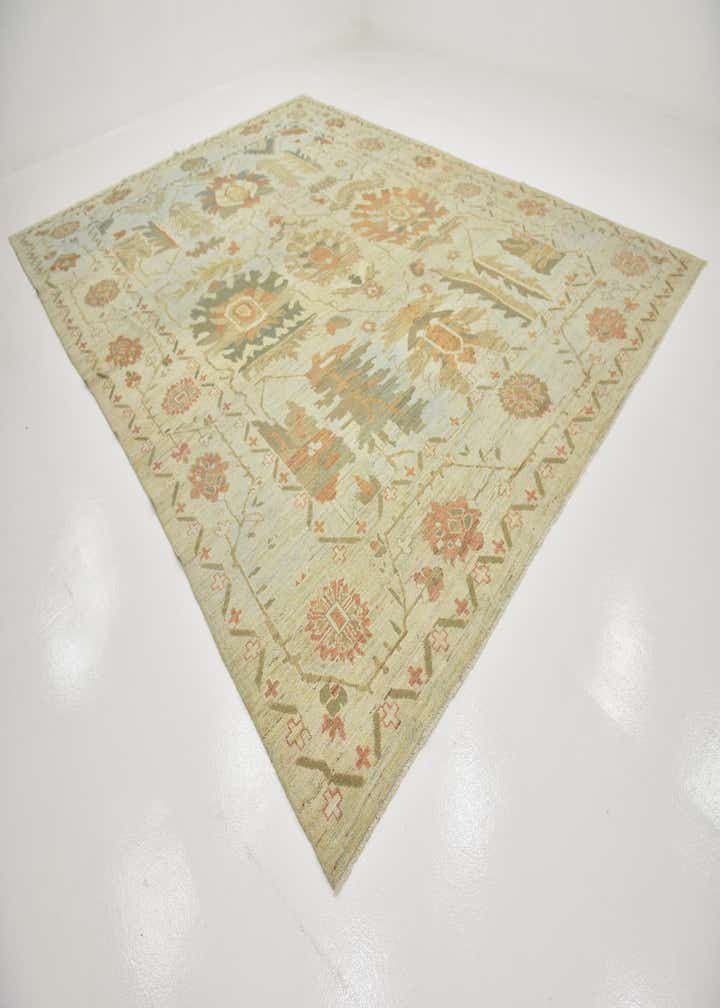 11' 9 x 16' Hand Knotted Oushak Wool Rug