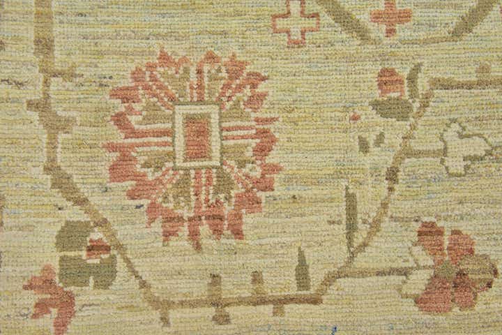 11' 9 x 16' Hand Knotted Oushak Wool Rug