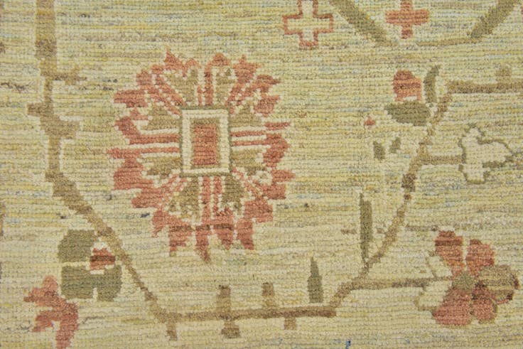 Detail image of 11' 9 x 16' Hand Knotted Oushak Wool Rug