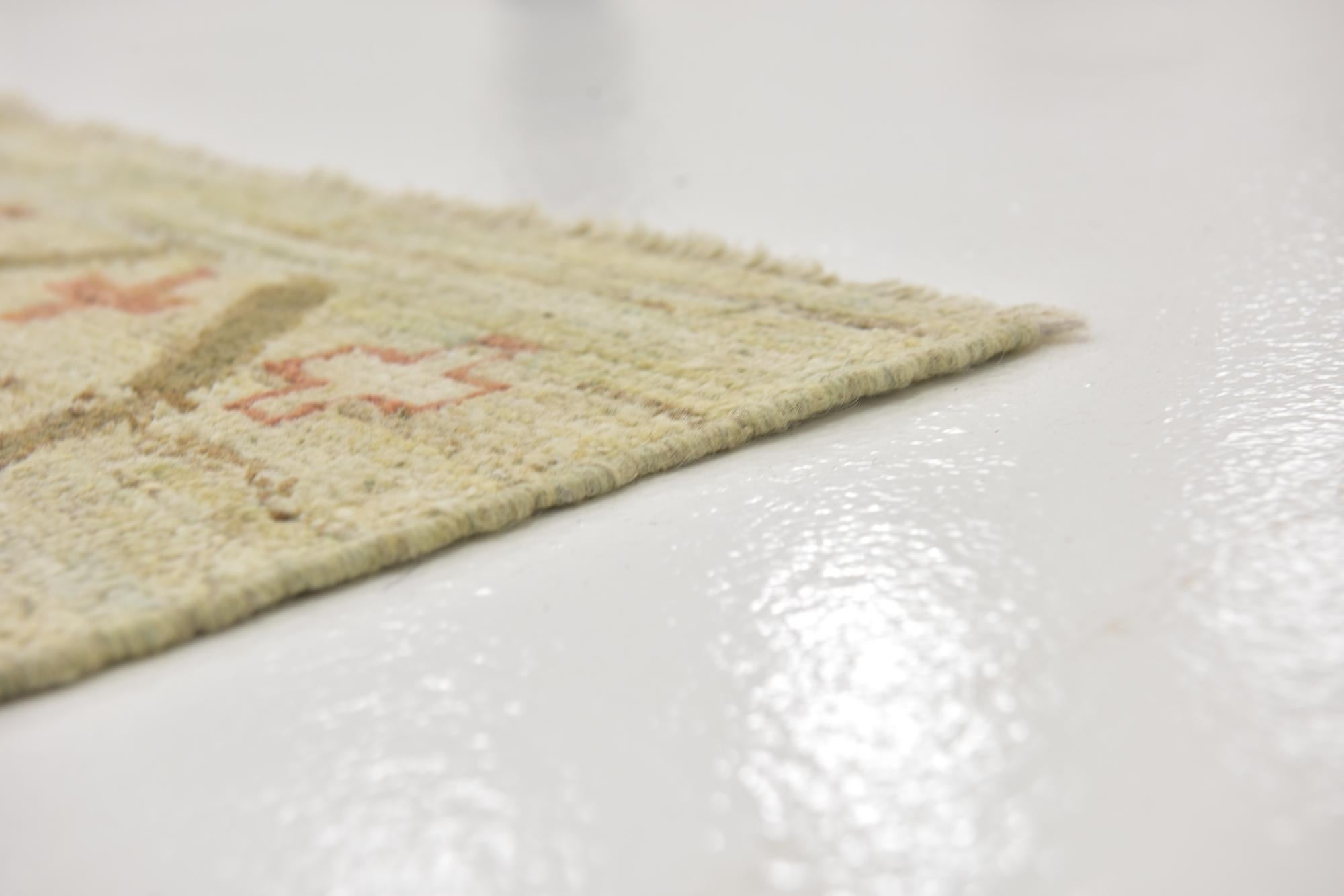 11' 9 x 16' Hand Knotted Oushak Wool Rug