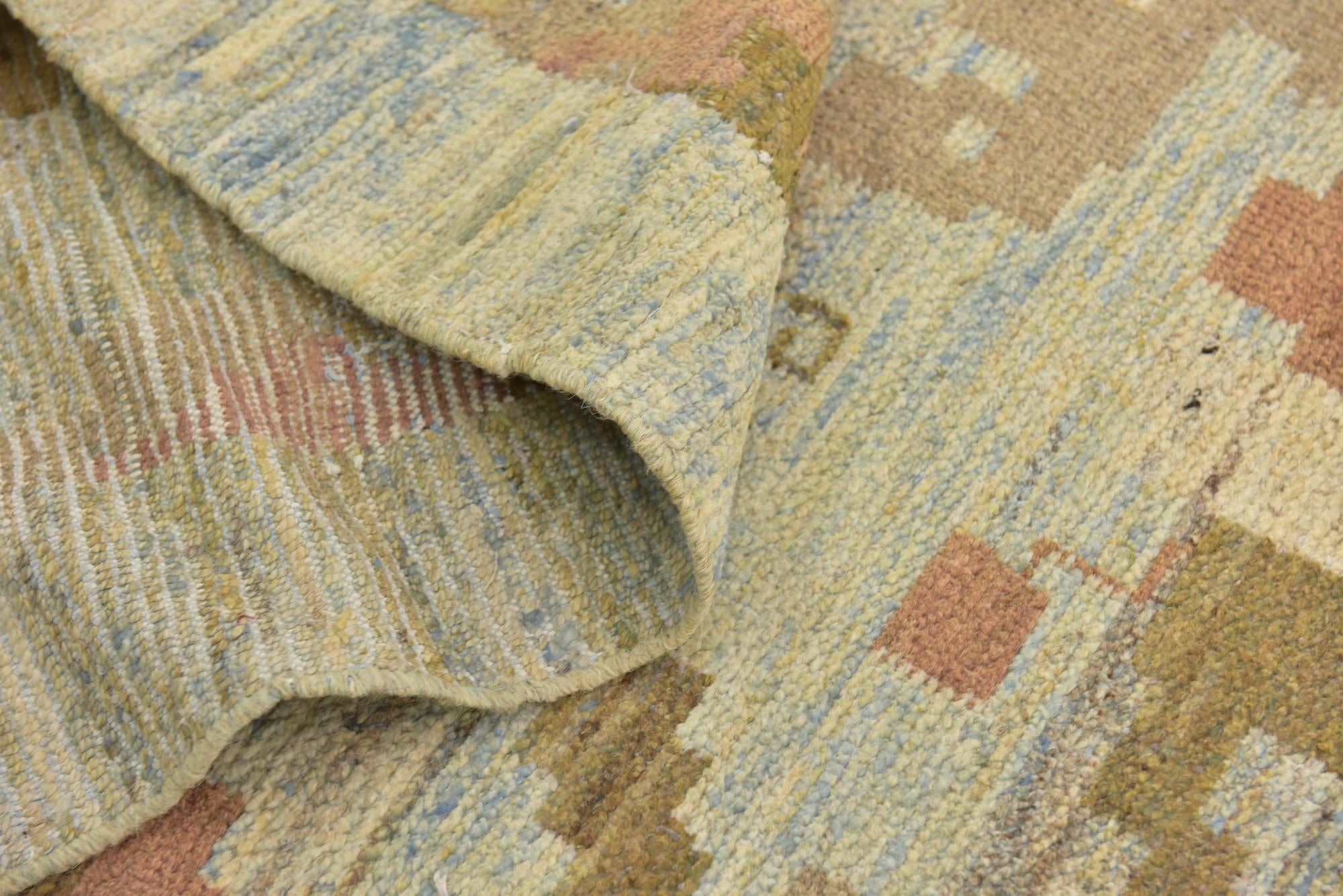 11' 6 x 16' Hand Knotted Oushak Wool Rug