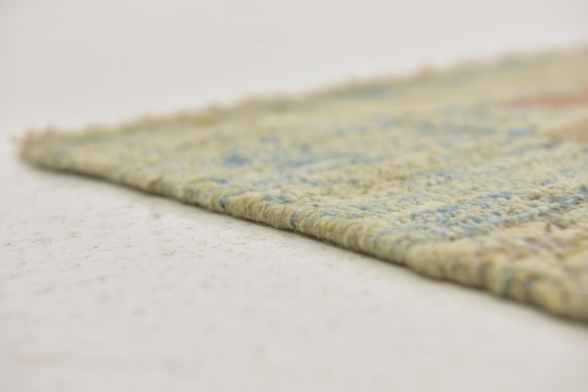 11' 6 x 16' Hand Knotted Oushak Wool Rug