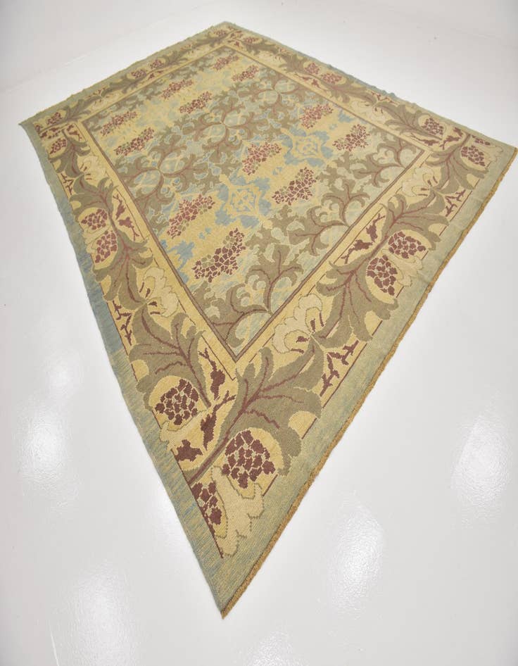 Detail image of 11' 2 x 15' 2  Hand Knotted Oushak Wool Rug