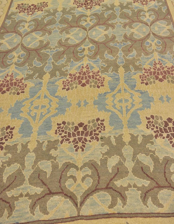 Detail image of 11' 2 x 15' 2 Hand Knotted Oushak Wool Rug