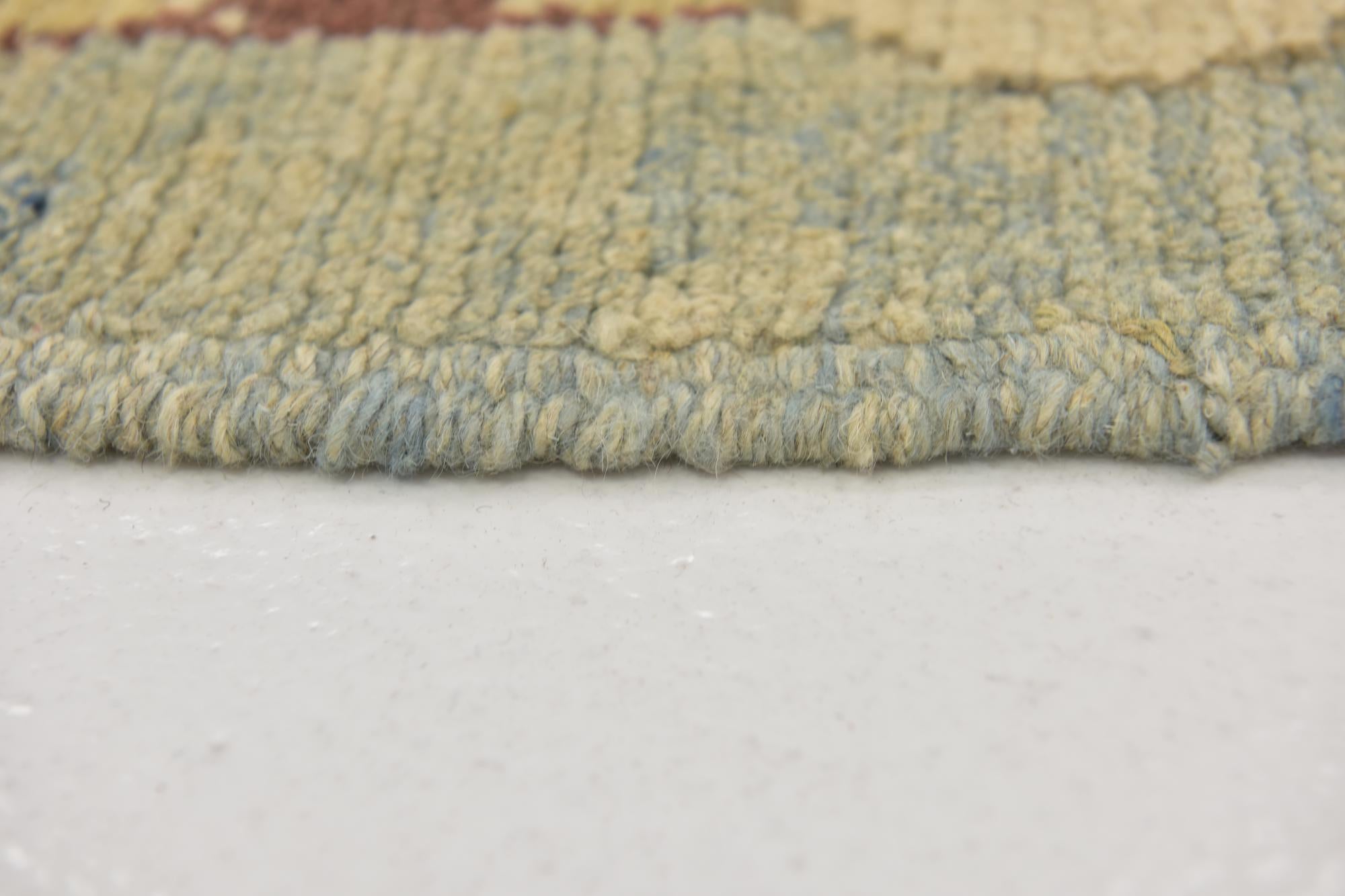 11' 2 x 15' 2 Hand Knotted Oushak Wool Rug