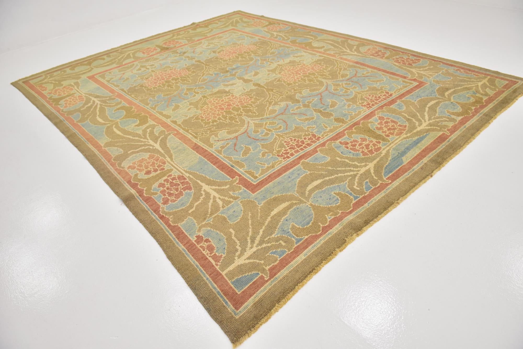 10' x 12' 10 Hand Knotted Oushak Wool Rug