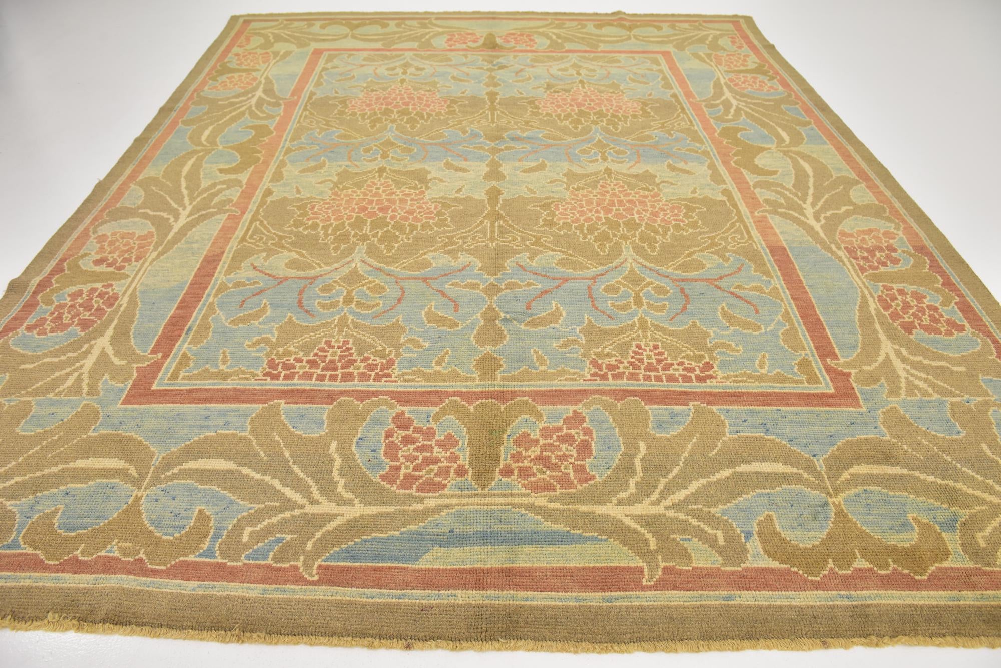 10' x 12' 10 Hand Knotted Oushak Wool Rug