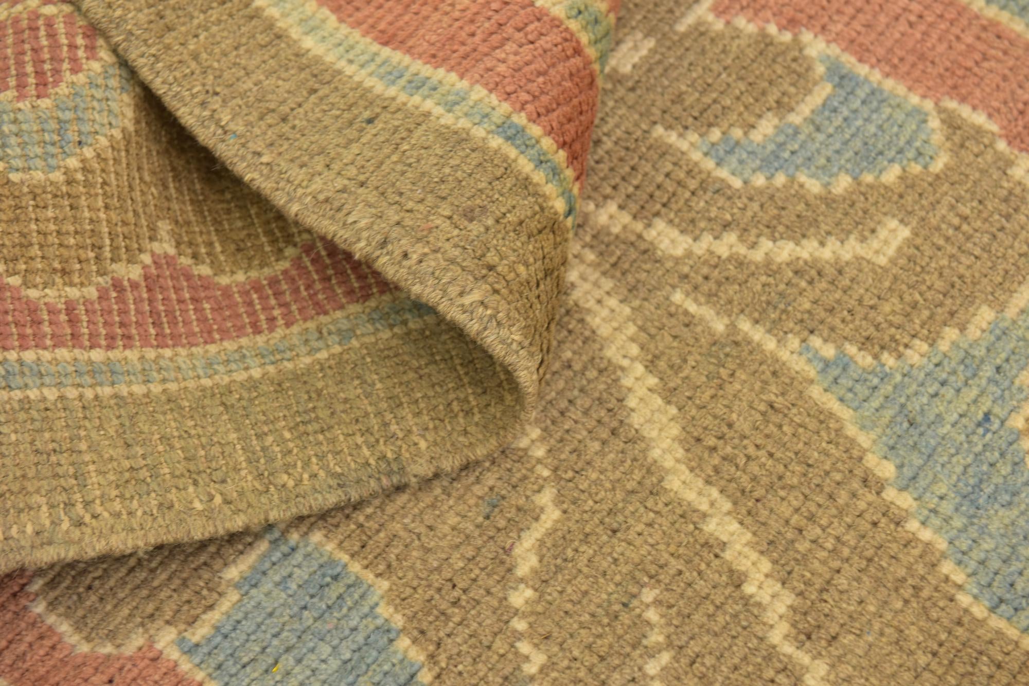 10' x 12' 10 Hand Knotted Oushak Wool Rug