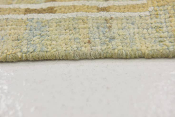 Detail image of 12' 10 x 18' 8 Hand Knotted Oushak Rug