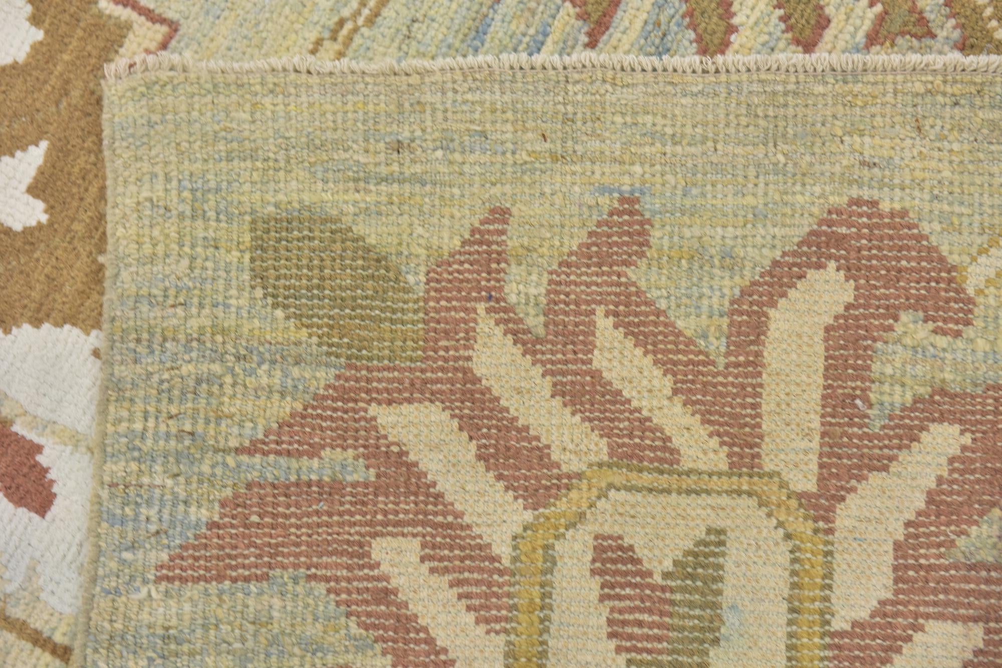 12' 10 x 18' 8 Hand Knotted Oushak Rug