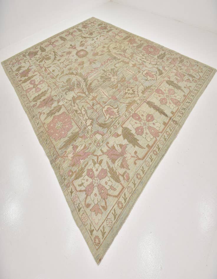 Detail image of 11' 7 x 15' 5  Hand Knotted Oushak Wool Rug