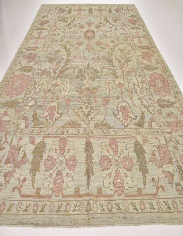 Detail image of 11' 7 x 15' 5  Hand Knotted Oushak Wool Rug