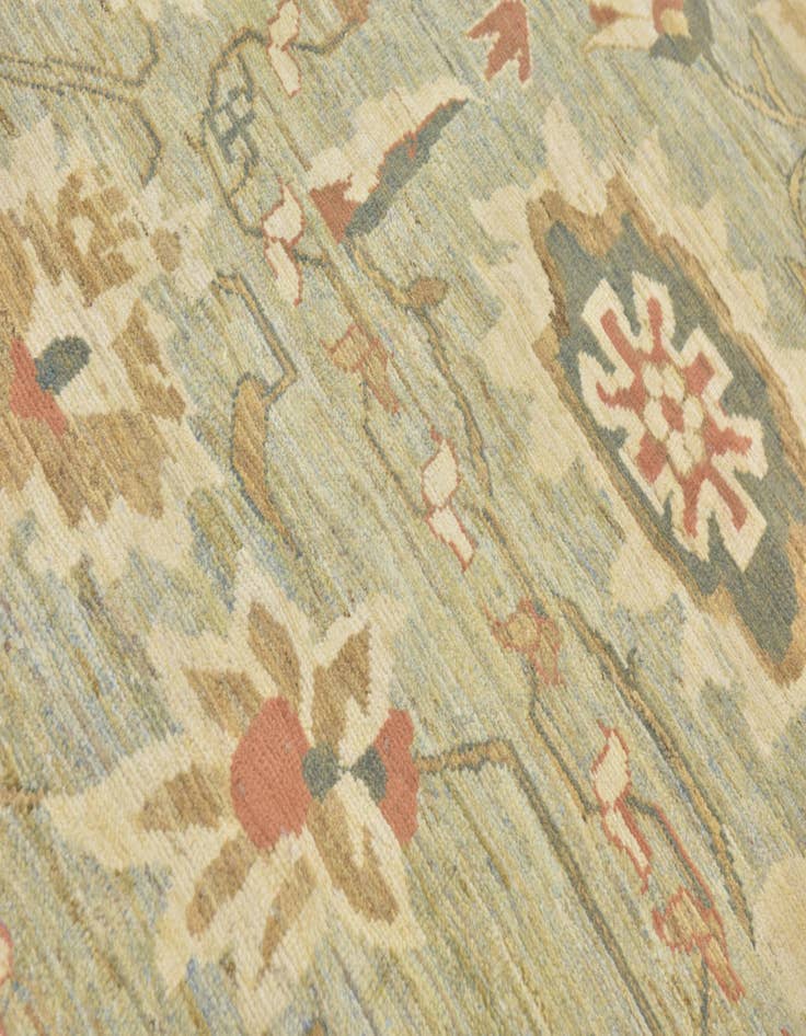 Detail image of 12' 2 x 16' 6  Hand Knotted Oushak Wool Rug