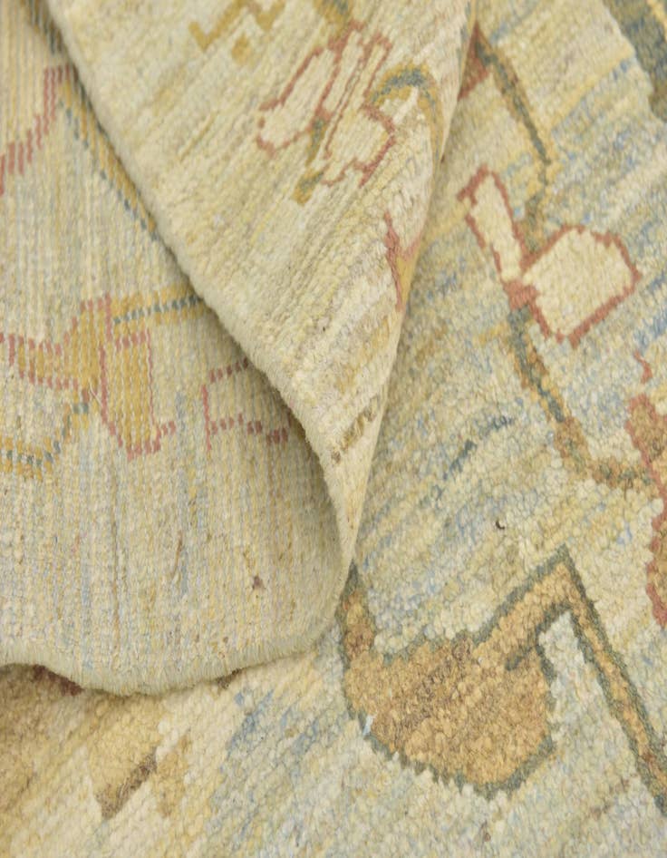 Detail image of 12' 2 x 16' 6  Hand Knotted Oushak Wool Rug