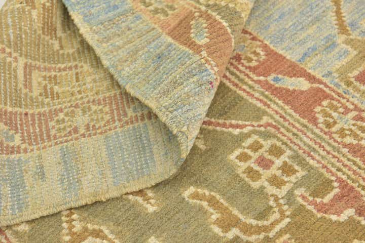 11' x 14' 4 Hand Knotted Oushak Wool Rug