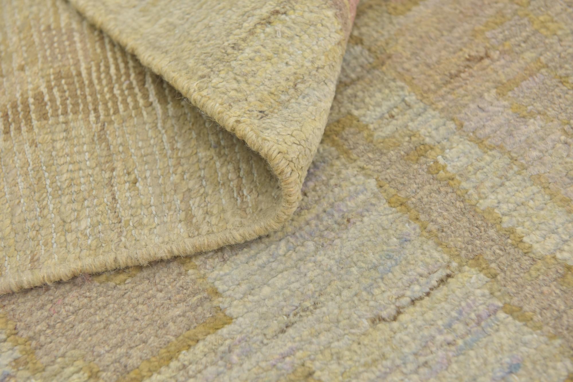 10' 10 x 16' 9 Hand Knotted Oushak Wool Rug