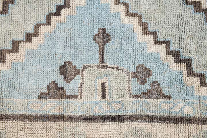 8' 4 x 10' Hand Knotted Oushak Wool Rug