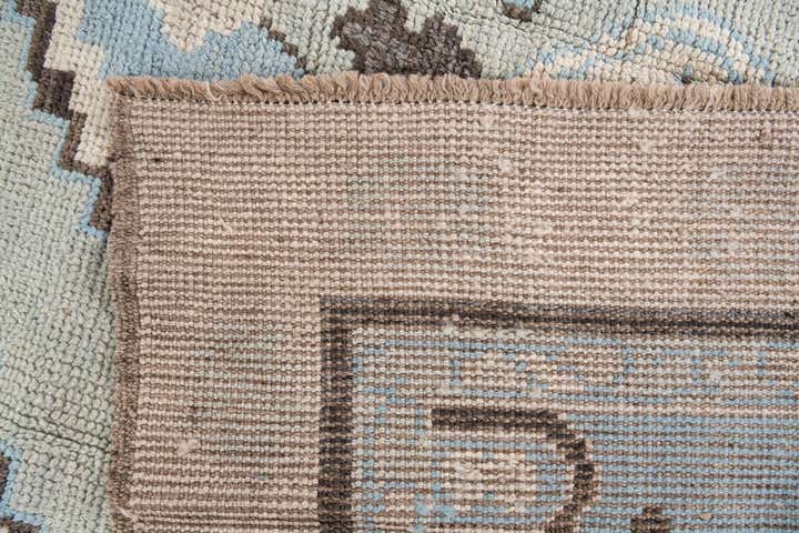 8' 4 x 10' Hand Knotted Oushak Wool Rug